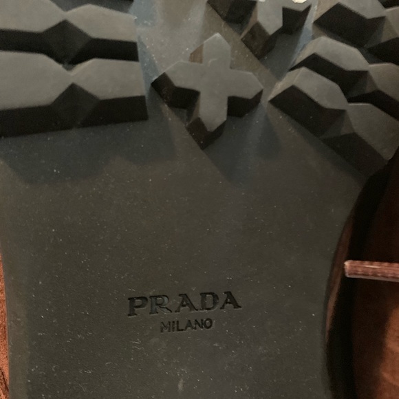 Prada brown suede booties size 9 - Picture 5 of 5